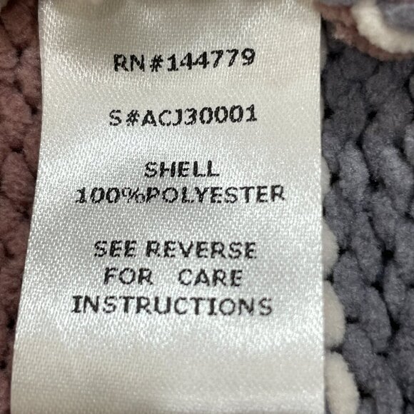 ACOA Size S Striped Chenille Duster Long Cardigan Wrap Fringe Sweater Boho Ivory - Picture 6 of 6